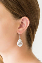 Load image into Gallery viewer, Paparazzi "New Nouveau" Silver Earrings Paparazzi Jewelry
