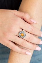 Load image into Gallery viewer, Paparazzi VINTAGE VAULT "Best in Zest" Orange Ring Paparazzi Jewelry
