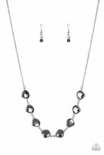 Load image into Gallery viewer, Paparazzi VINTAGE VAULT "The Imperfectionist" Silver Necklace &amp; Earring Set Paparazzi Jewelry
