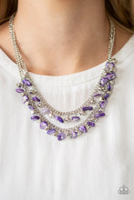 Load image into Gallery viewer, Paparazzi Pebble Pioneer - Purple Necklace
