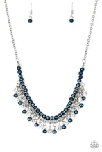 Load image into Gallery viewer, Paparazzi "A Touch Of Classy" Blue Necklace &amp; Earring Set Paparazzi Jewelry
