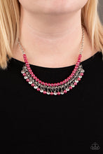 Load image into Gallery viewer, Paparazzi "A Touch Of Classy" Pink Necklace &amp; Earring Set Paparazzi Jewelry
