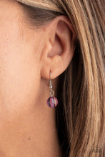 Load image into Gallery viewer, Paparazzi "Forbidden Fruit" Purple Necklace &amp; Earring Set Paparazzi Jewelry
