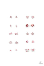 Load image into Gallery viewer, Paparazzi Pink Rhinestone Starlet Shimmer Earrings
