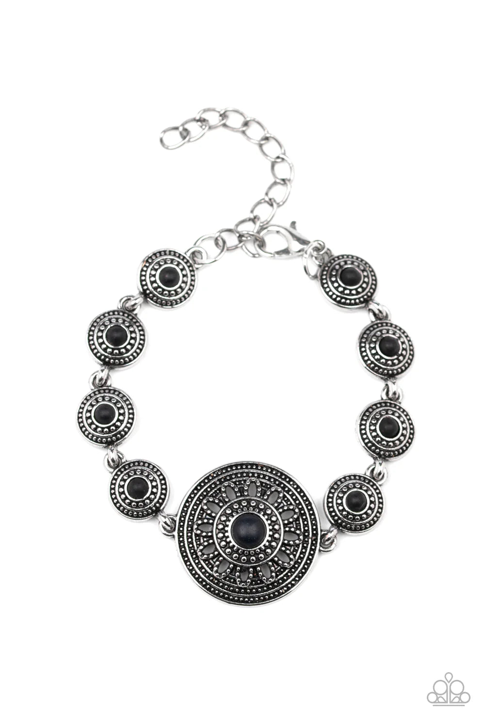 Paparazzi Rustic Renegade - Black Bracelet