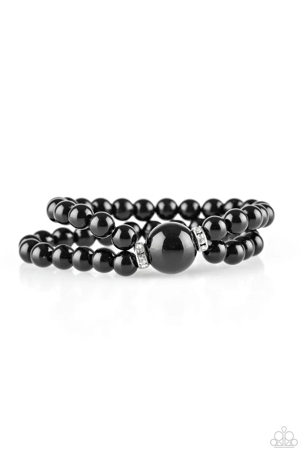 Paparazzi Romantic Redux - Black Bracelet