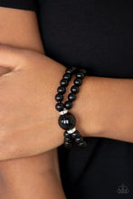 Load image into Gallery viewer, Paparazzi Romantic Redux - Black Bracelet
