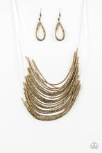 Load image into Gallery viewer, Paparazzi Catwalk Queen - Brass Necklace
