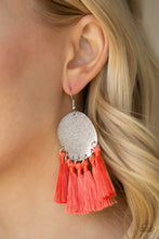 Load image into Gallery viewer, Paparazzi Tassel Tribute - Orange Earrings
