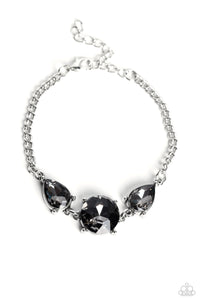 Paparazzi Round Royalty /  Twinkling Trio - Silver Set