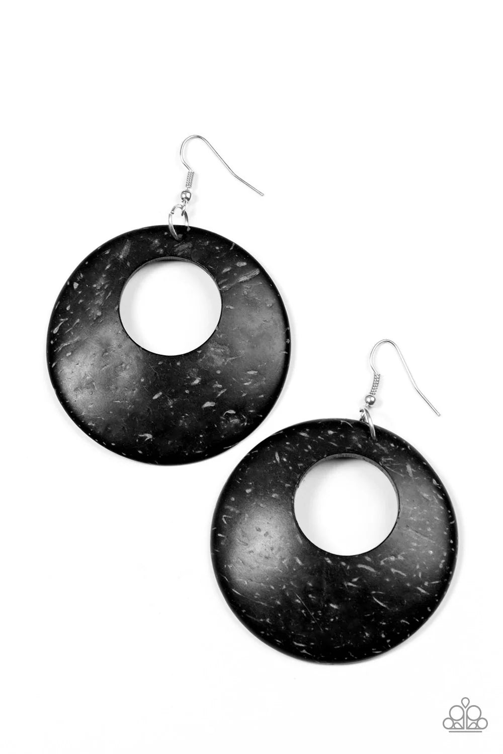 Paparazzi Moroccan Movement  - Black Earrings