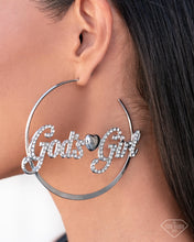 Load image into Gallery viewer, Paparazzi Shine With Purpose - White Earrings
