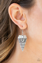 Load image into Gallery viewer, Paparazzi Jurassic Journey - White Earrings
