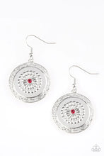 Load image into Gallery viewer, Paparazzi Peppy Poppy - Red Earrings
