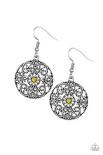 Load image into Gallery viewer, Paparazzi Rochester Royale - Yellow Earrings
