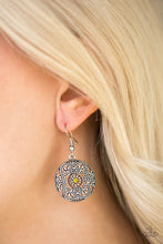 Load image into Gallery viewer, Paparazzi Rochester Royale - Yellow Earrings

