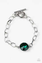 Load image into Gallery viewer, Paparazzi All Aglitter - Green Bracelet
