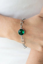 Load image into Gallery viewer, Paparazzi All Aglitter - Green Bracelet
