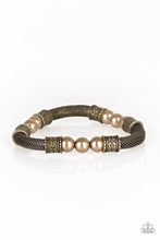 Load image into Gallery viewer, Paparazzi Talk Some SENSEI - Brass Bracelet
