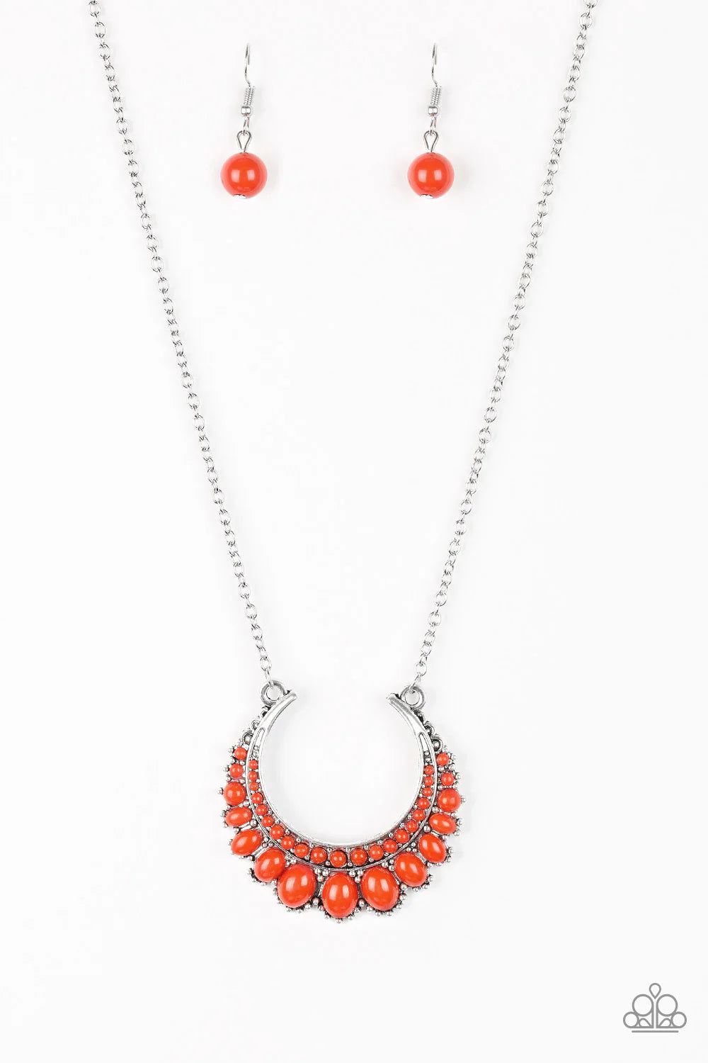 Paparazzi Count To ZEN - Orange Necklace