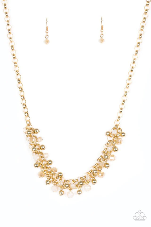 Paparazzi Trust Fund Baby - Gold Necklace
