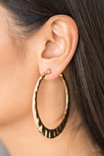 Load image into Gallery viewer, Paparazzi Slayers Gonna Slay - Gold Earrings
