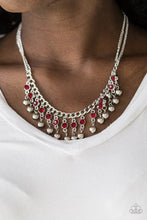 Load image into Gallery viewer, Paparazzi Pageant Queen - Red Necklace
