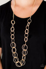 Load image into Gallery viewer, Paparazzi Elegantly Ensnared - Gold Necklace
