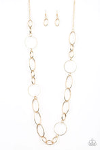 Load image into Gallery viewer, Paparazzi Perfect Mismatch - Gold Necklace
