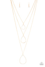 Load image into Gallery viewer, Paparazzi Make The World Sparkle - Gold Necklace
