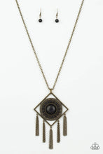 Load image into Gallery viewer, Paparazzi Sandstone Solstice - Brass Necklace
