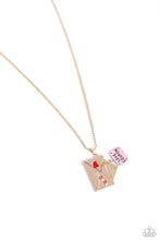 Load image into Gallery viewer, Paparazzi Love Coupon - Gold Necklace
