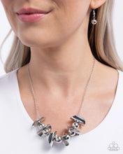 Load image into Gallery viewer, Paparazzi First Come First CURVE - Silver Necklace
