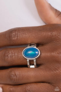 Paparazzi Opal Pools - Blue Ring