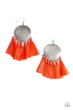 Load image into Gallery viewer, Paparazzi Tassel Tribute - Orange Earrings

