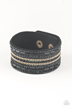 Load image into Gallery viewer, Paparazzi Rebel Radiance - Black Bracelet
