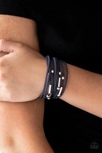 Paparazzi Back To BACKPACK - Blue Bracelet
