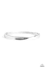Load image into Gallery viewer, Paparazzi Glittering Grit - White Bracelet
