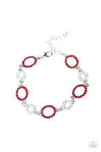 Load image into Gallery viewer, Paparazzi Bubbly Bedazzle - Red Bracelet
