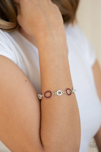Paparazzi Bubbly Bedazzle - Red Bracelet
