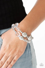 Load image into Gallery viewer, Paparazzi Downtown Dazzle - Silver Bracelet
