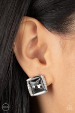 Load image into Gallery viewer, Paparazzi Sparkle Squared - Silver Earrings
