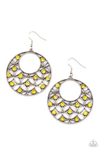 Load image into Gallery viewer, Paparazzi Garden Garnish - Yellow Earrings
