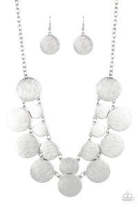Paparazzi Stop And Reflect - Silver Necklace