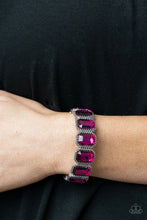 Load image into Gallery viewer, Paparazzi Studded Smolder - Pink Bracelet

