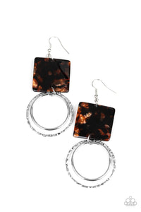 Paparazzi Maven Maker - Black Earrings