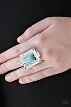 Load image into Gallery viewer, Paparazzi Stone Cold Couture - Blue Ring
