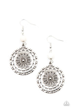 Load image into Gallery viewer, Paparazzi Flowering Frontiers - White Earrings
