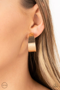 Paparazzi Versatile Velocity - Gold Earrings