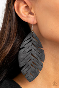 Paparazzi I Want To Fly - Black Earrings
